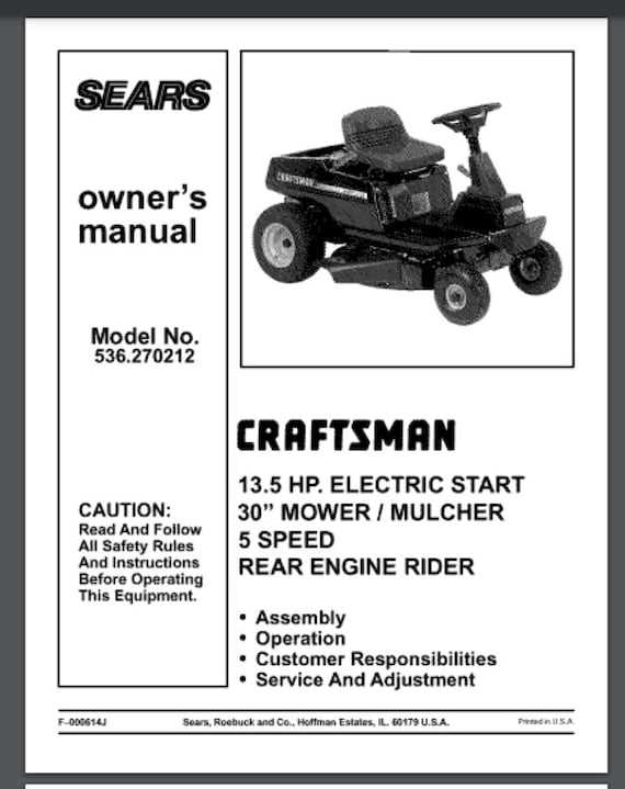 craftsman parts diagram