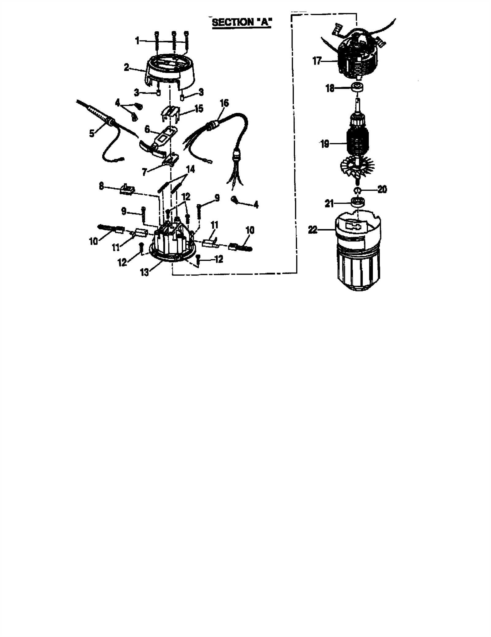 craftsman router parts diagram