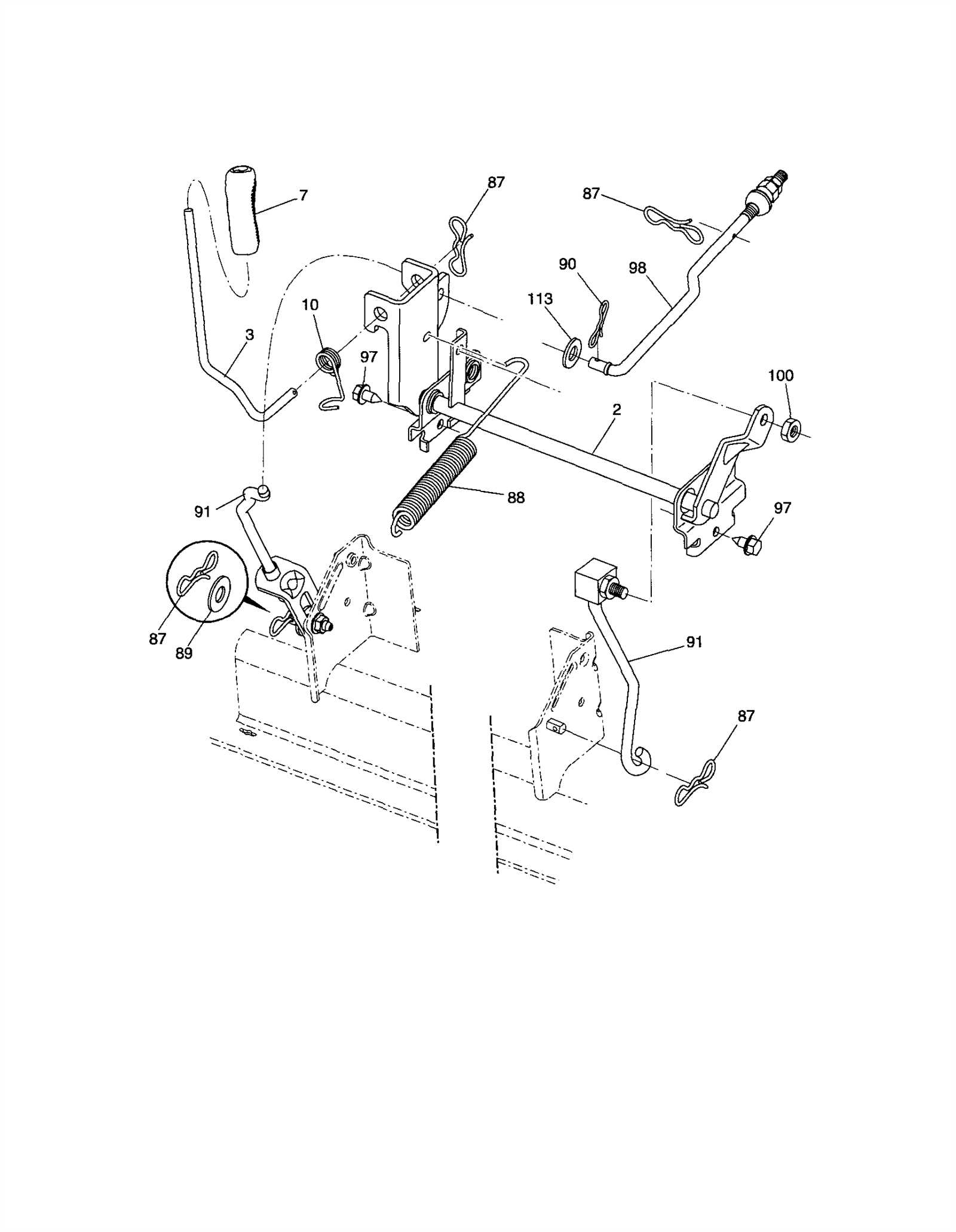 craftsman yts3000 parts diagram