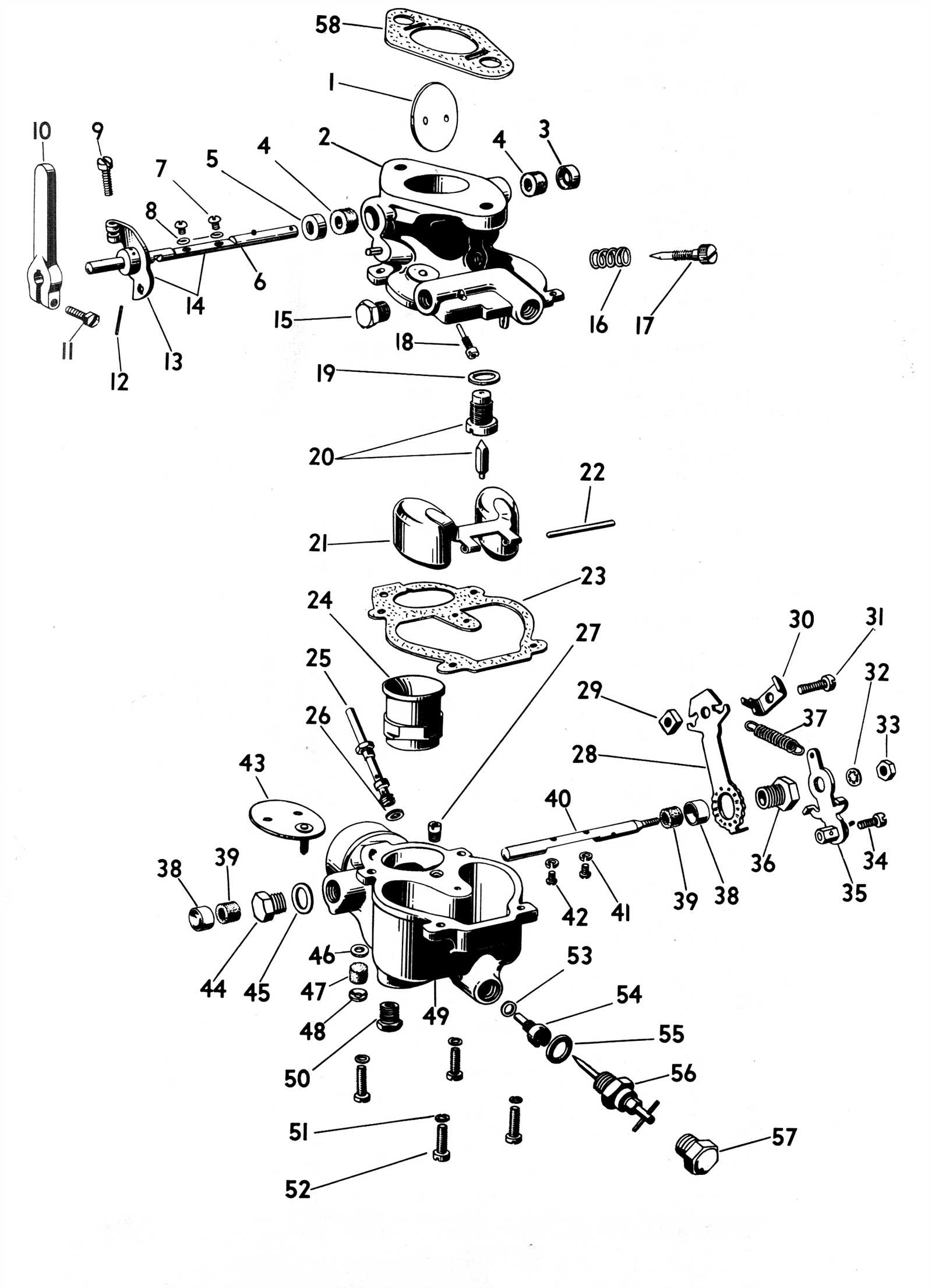 mikuni carburetor parts diagram