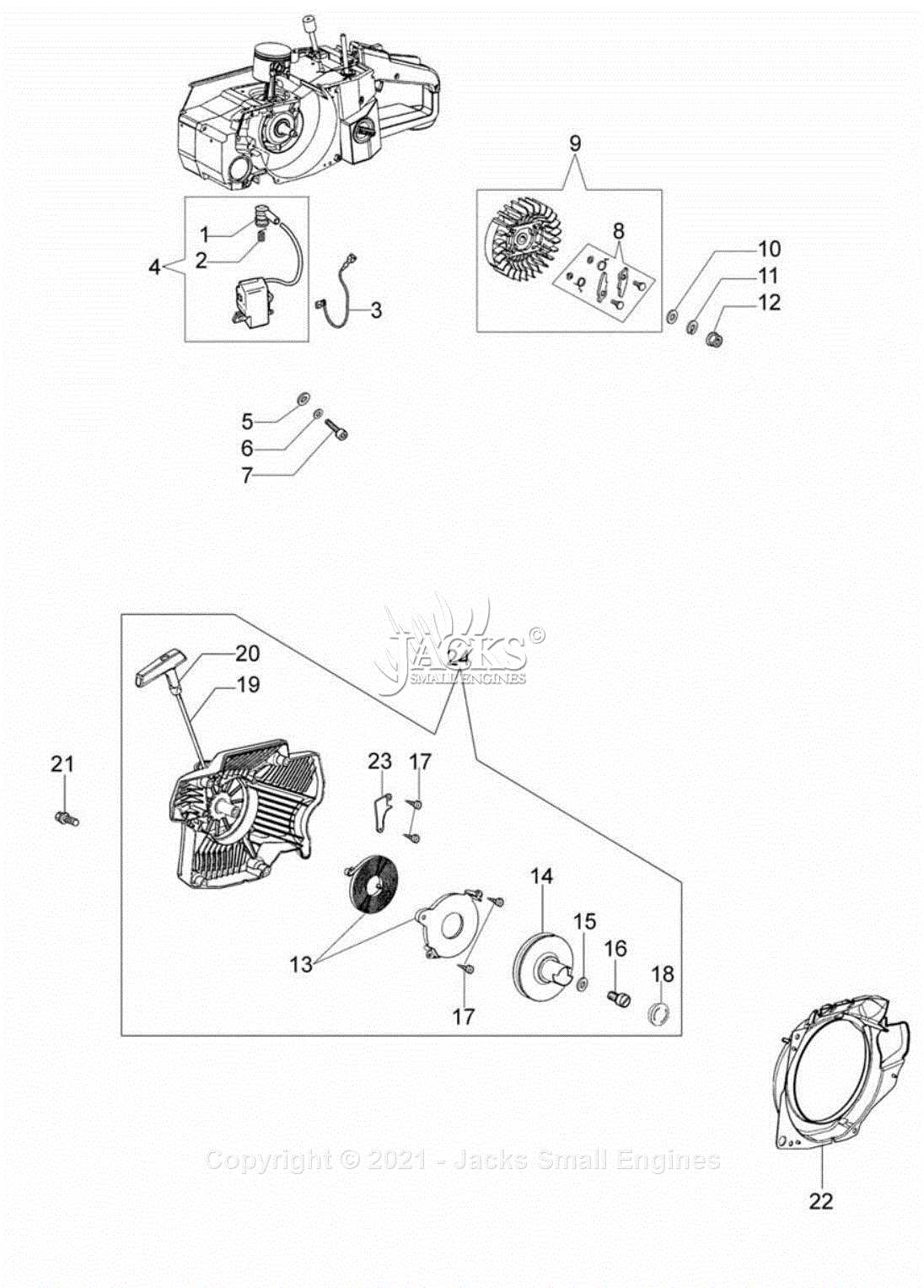 stihl chainsaw 026 parts diagram