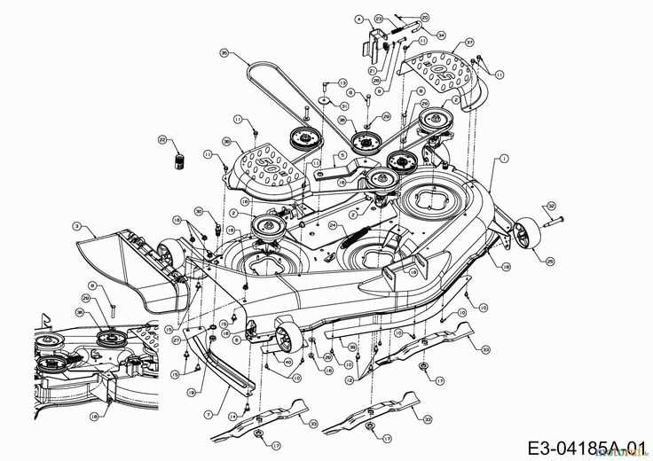 cub cadet rzt parts diagram