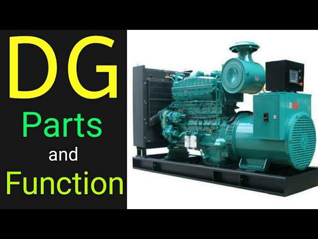 cummins diesel generator parts diagram