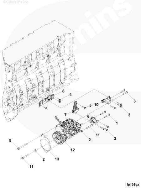 cummins x15 parts diagram