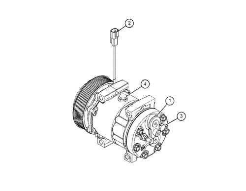 air conditioner compressor parts diagram