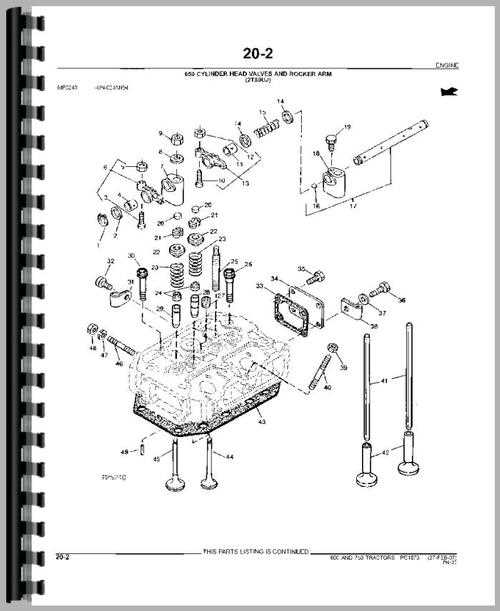 john deere 650 parts diagram