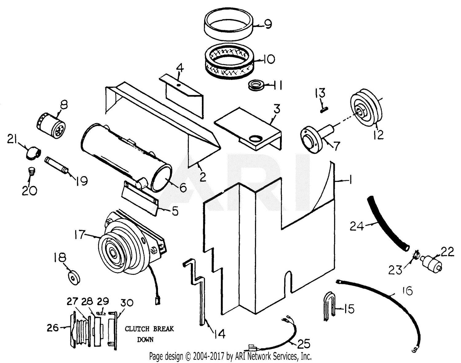 onan parts diagram