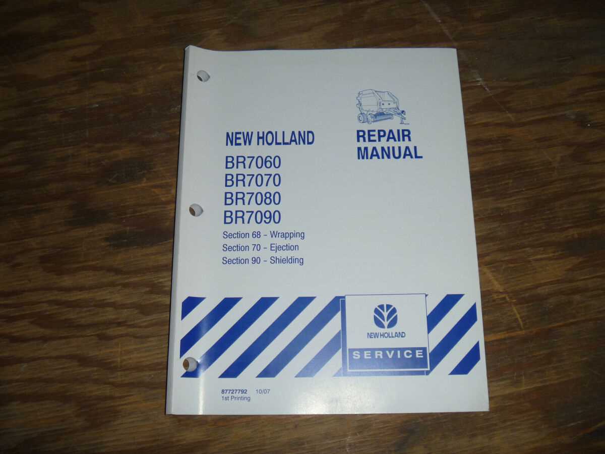 new holland br7060 parts diagram