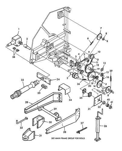 new holland baler parts diagram