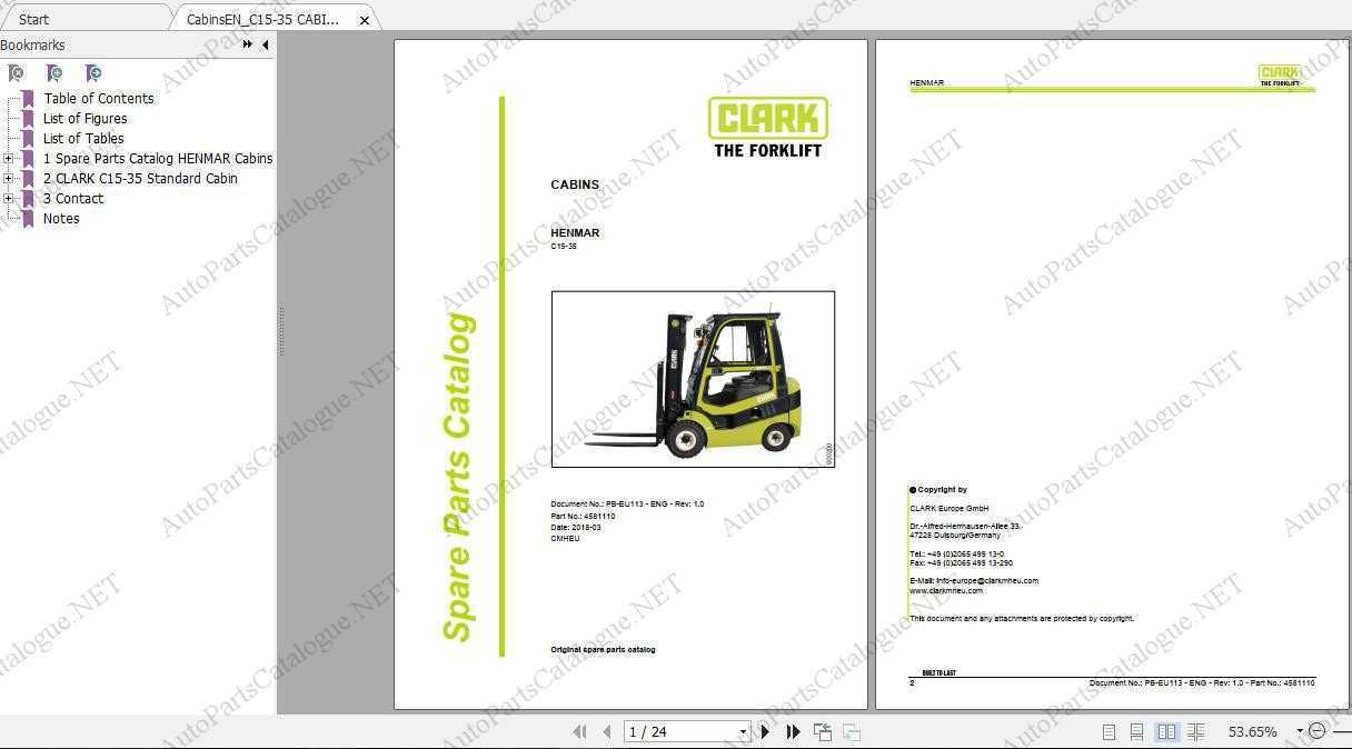 daewoo forklift parts diagram