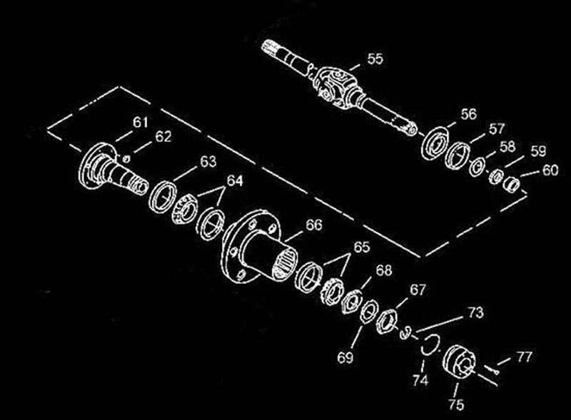 dana 60 parts diagram