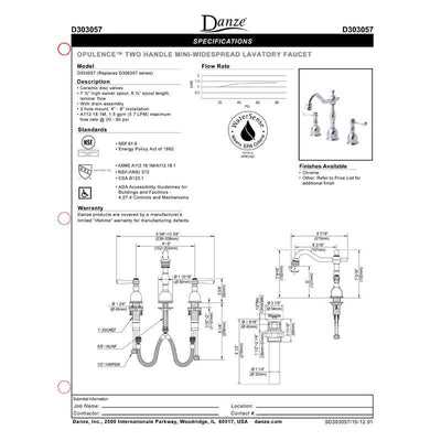 danze kitchen faucet parts diagram