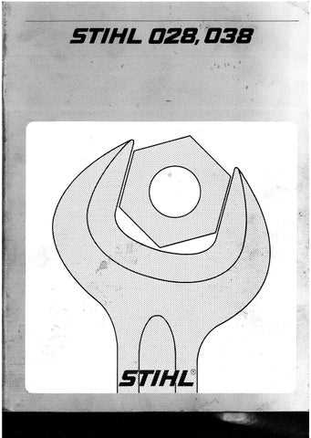 stihl 038 magnum parts diagram