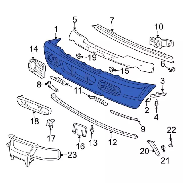 front ford explorer parts diagram