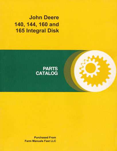 john deere disc parts diagram