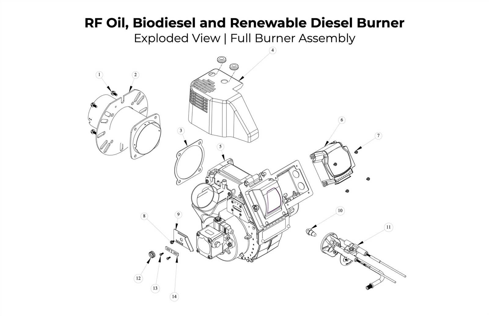 beckett oil burner parts diagram