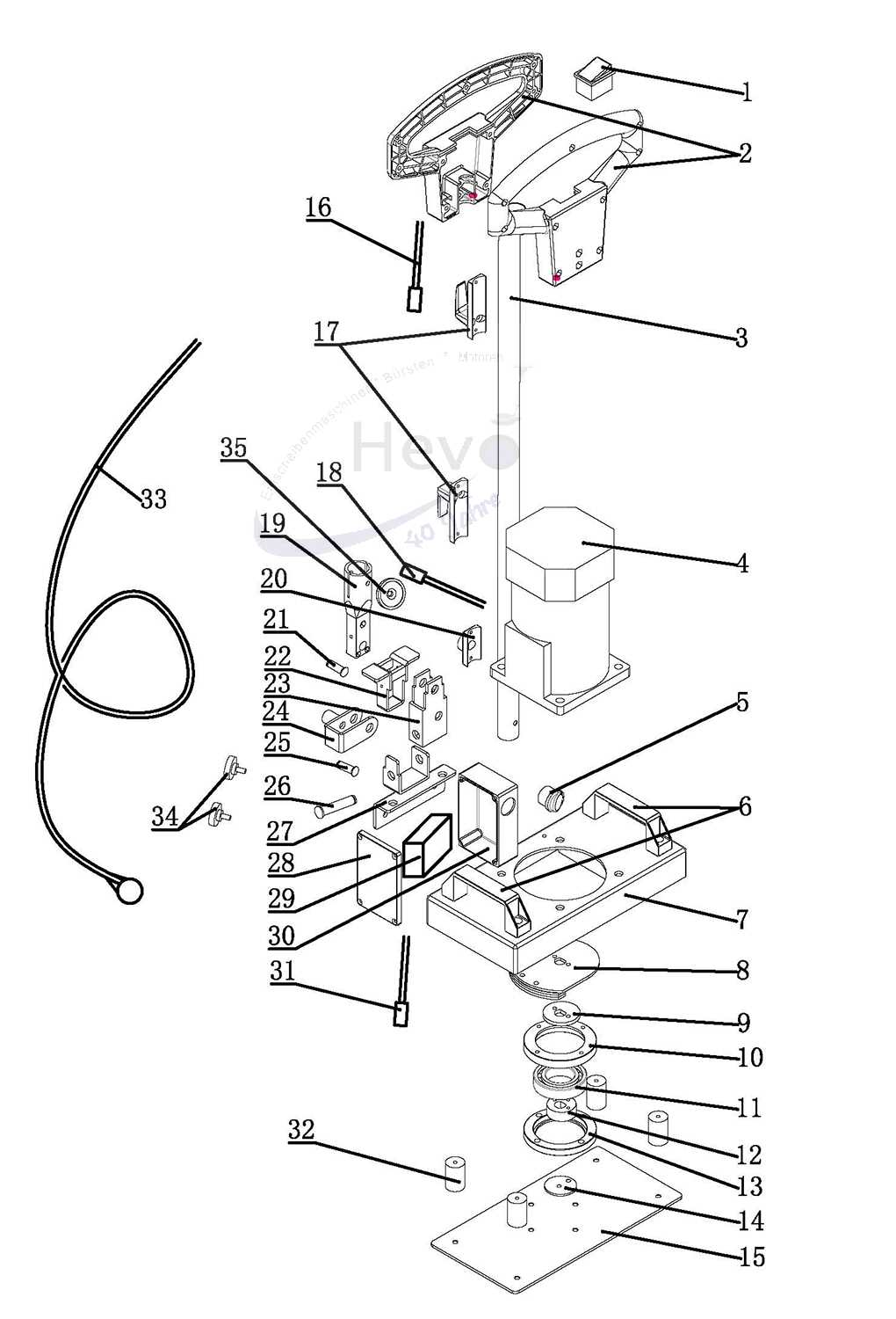 delonghi eco 310 parts diagram