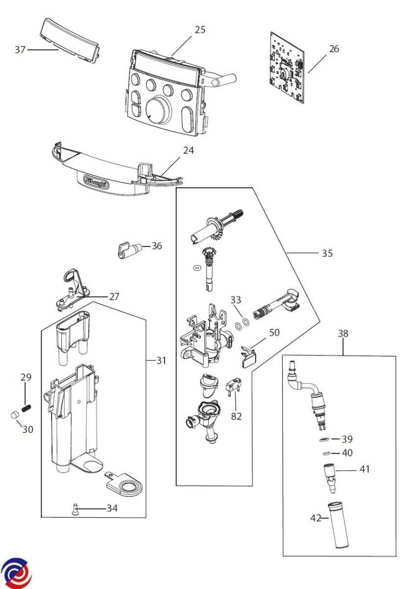 delonghi magnifica s parts diagram