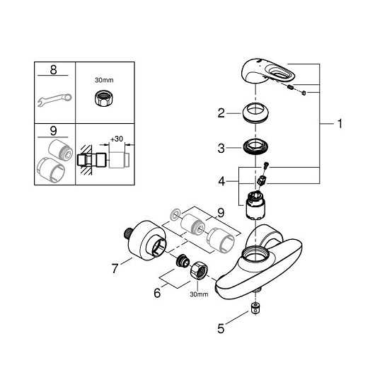 delta monitor shower faucet parts diagram