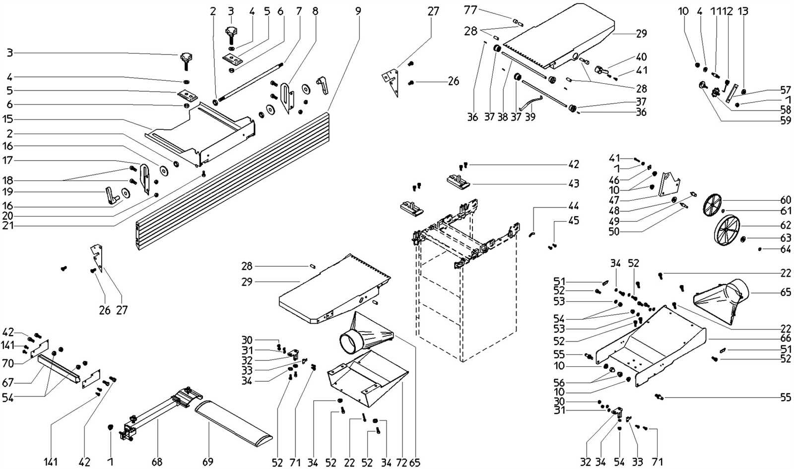 delta planer parts diagram