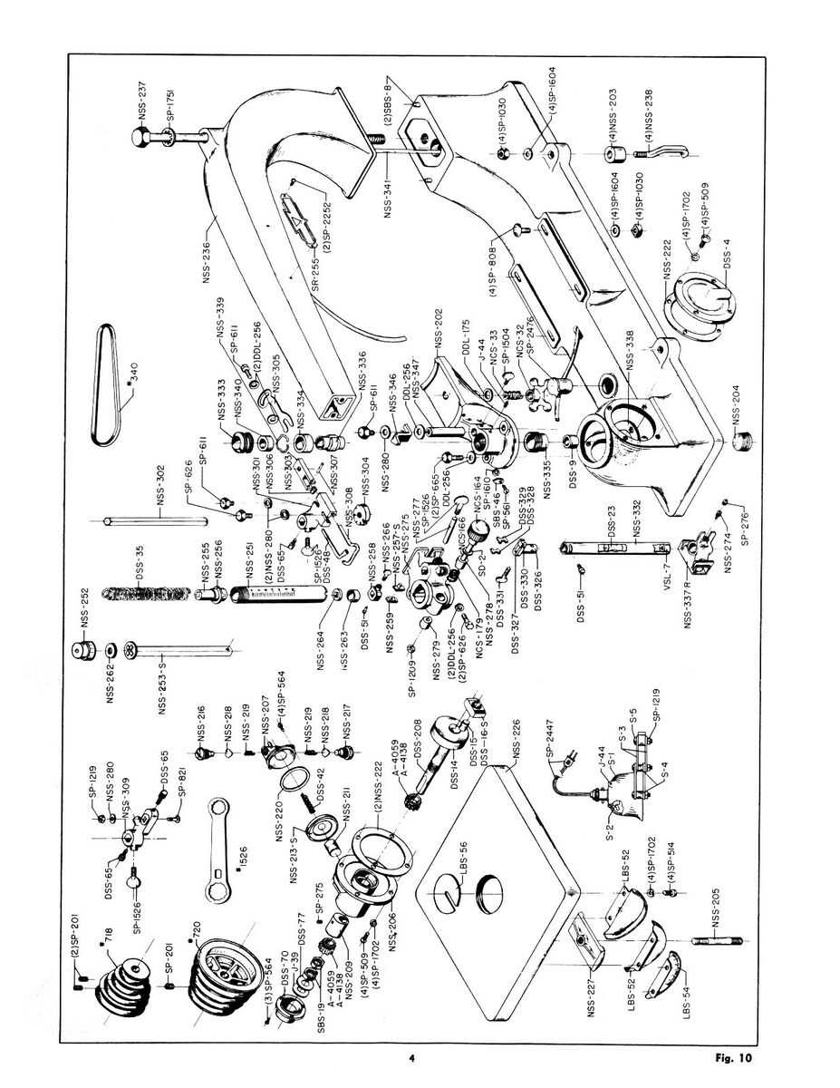 delta scroll saw parts diagram