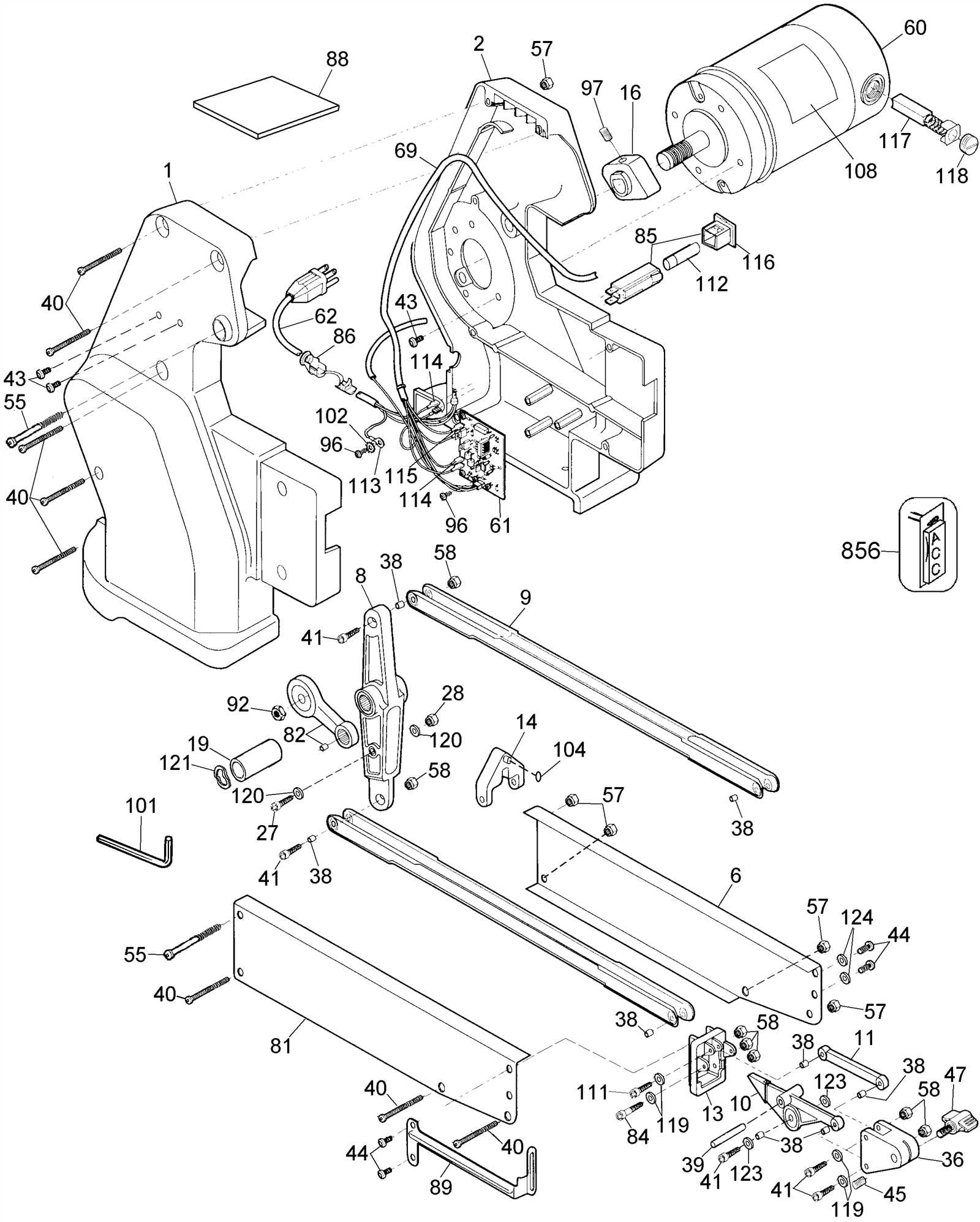 delta scroll saw parts diagram