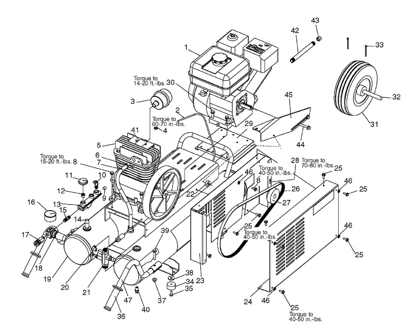 devilbiss compressor parts diagram