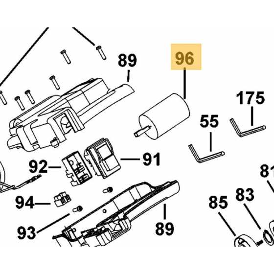 dewalt dw433 parts diagram