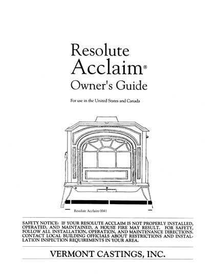 vermont castings resolute parts diagram