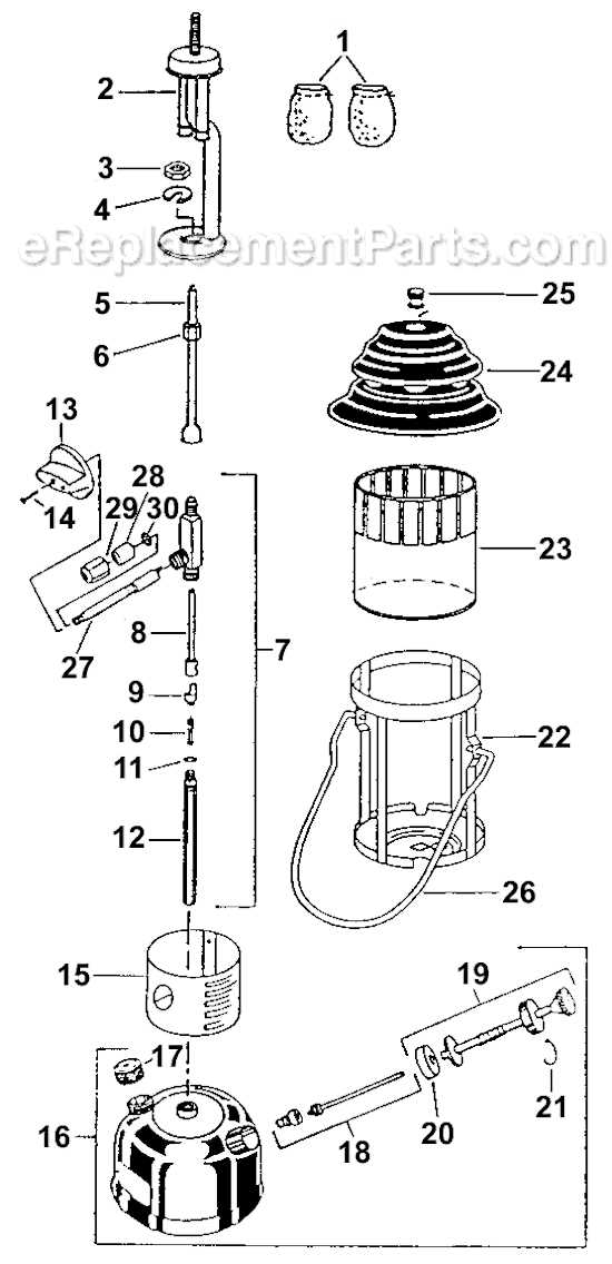 coleman spa parts diagram