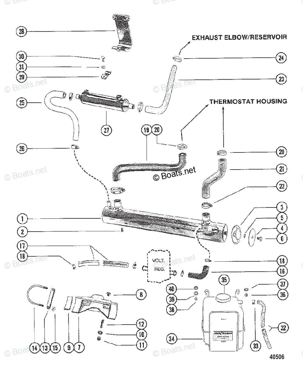 mercruiser 3.7 parts diagram