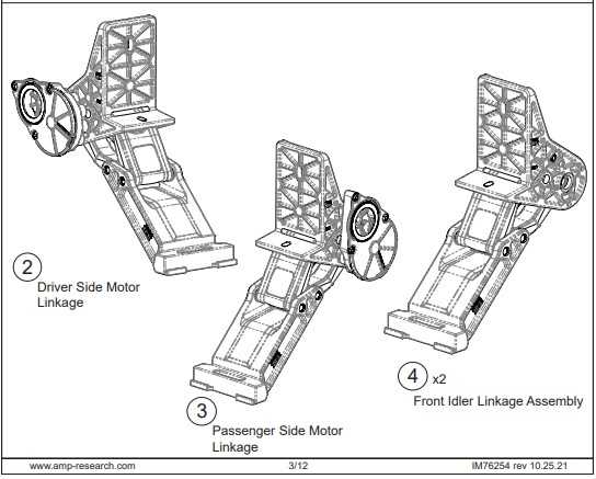 amp research power step parts diagram