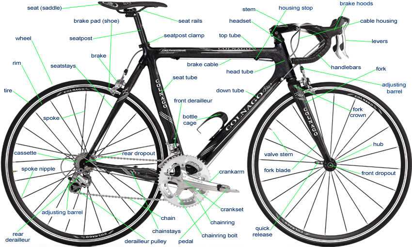 diagram of mountain bike parts