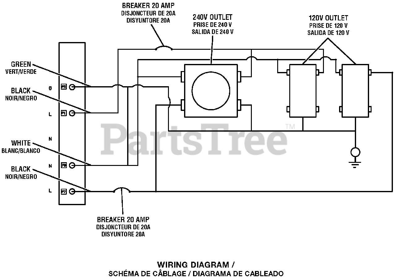 diagram parts of generator