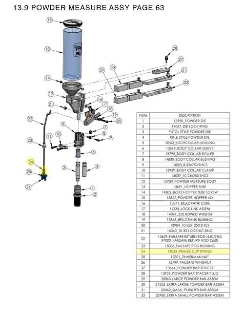 dillon 1050 parts diagram