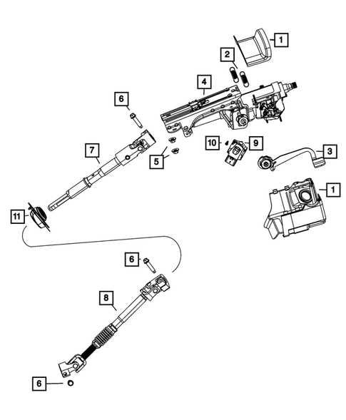 jeep tj steering parts diagram