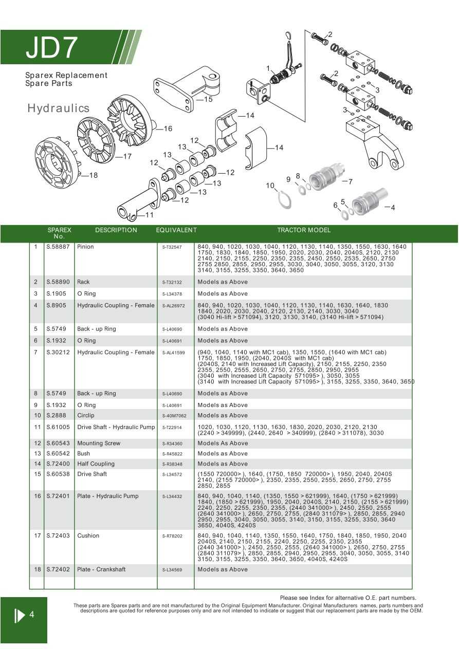 john deere 2955 parts diagram