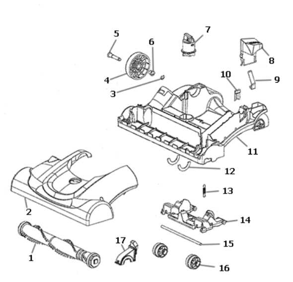 eureka vacuum parts diagram