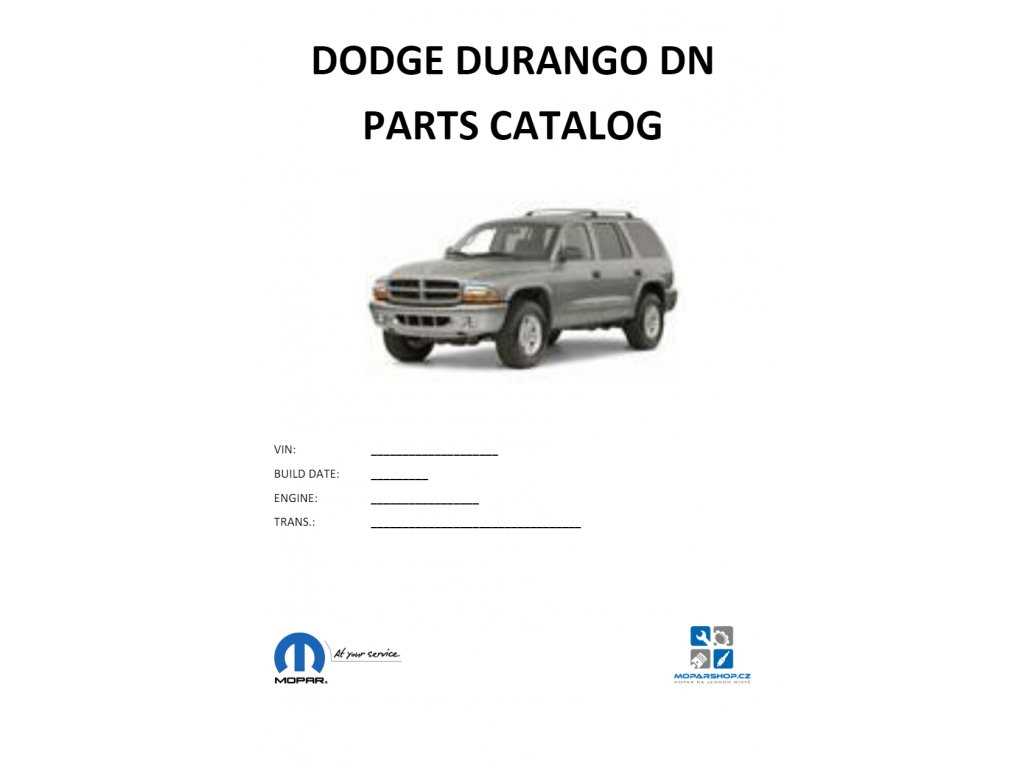 dodge durango parts diagram