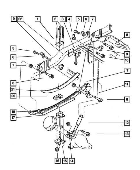 dodge ram suspension parts diagram