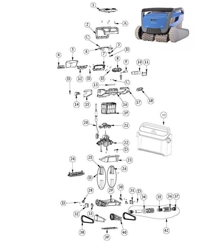 dolphin m400 parts diagram