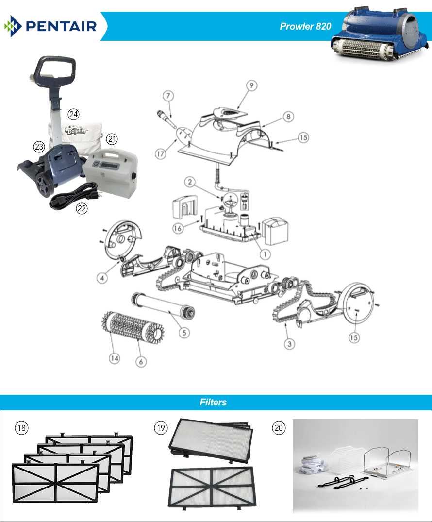 dolphin m400 parts diagram