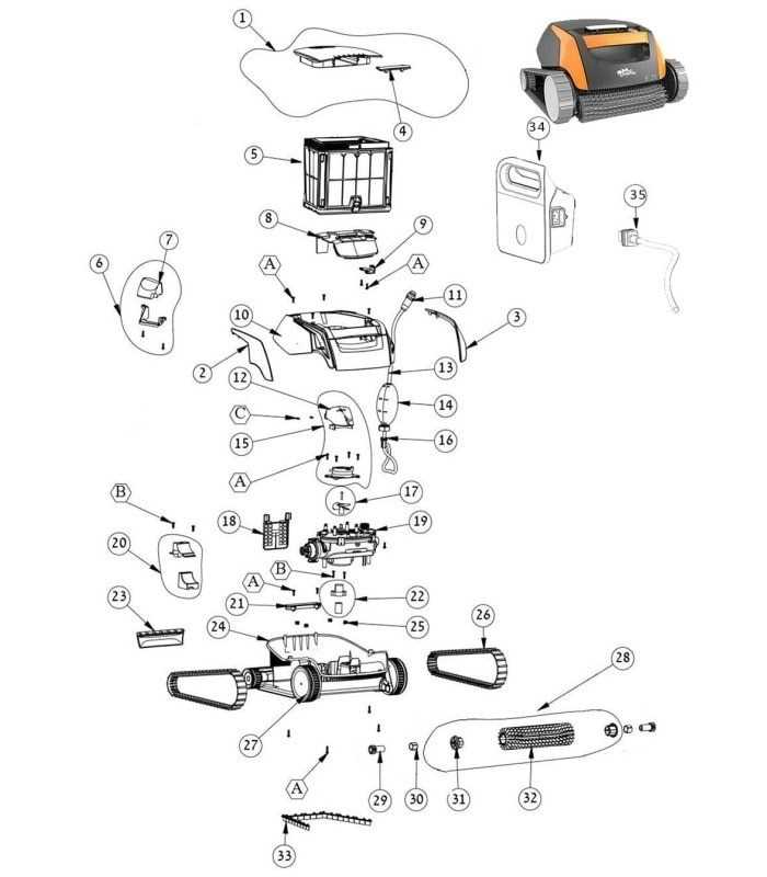 dolphin m400 parts diagram