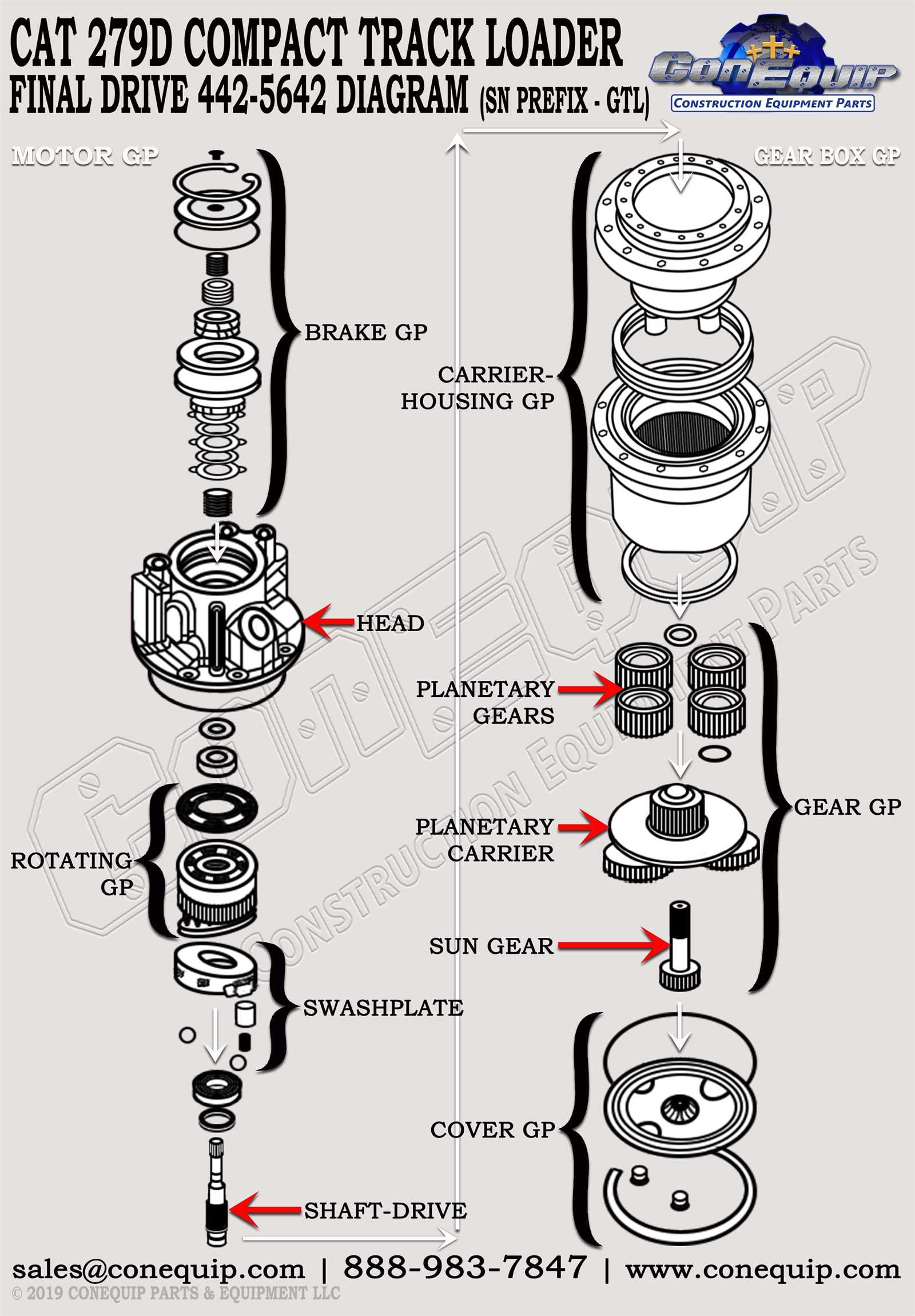 caterpillar dozer parts diagram