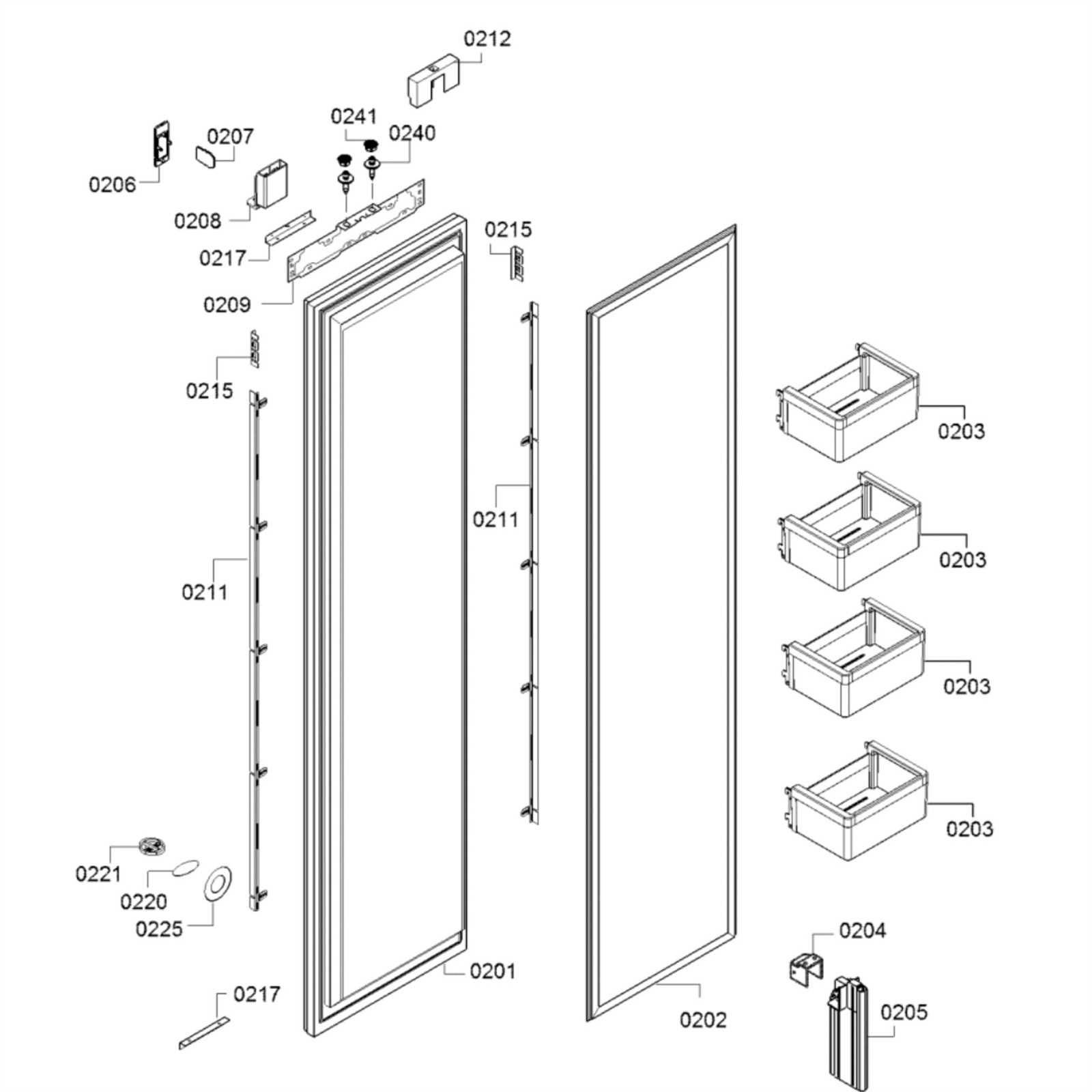 double door refrigerator samsung refrigerator parts diagram