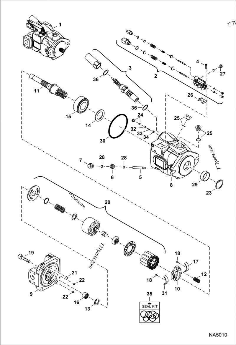 bobcat e42 parts diagram