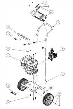 dewalt dxpw3835 parts diagram