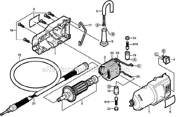 dremel tool parts diagram