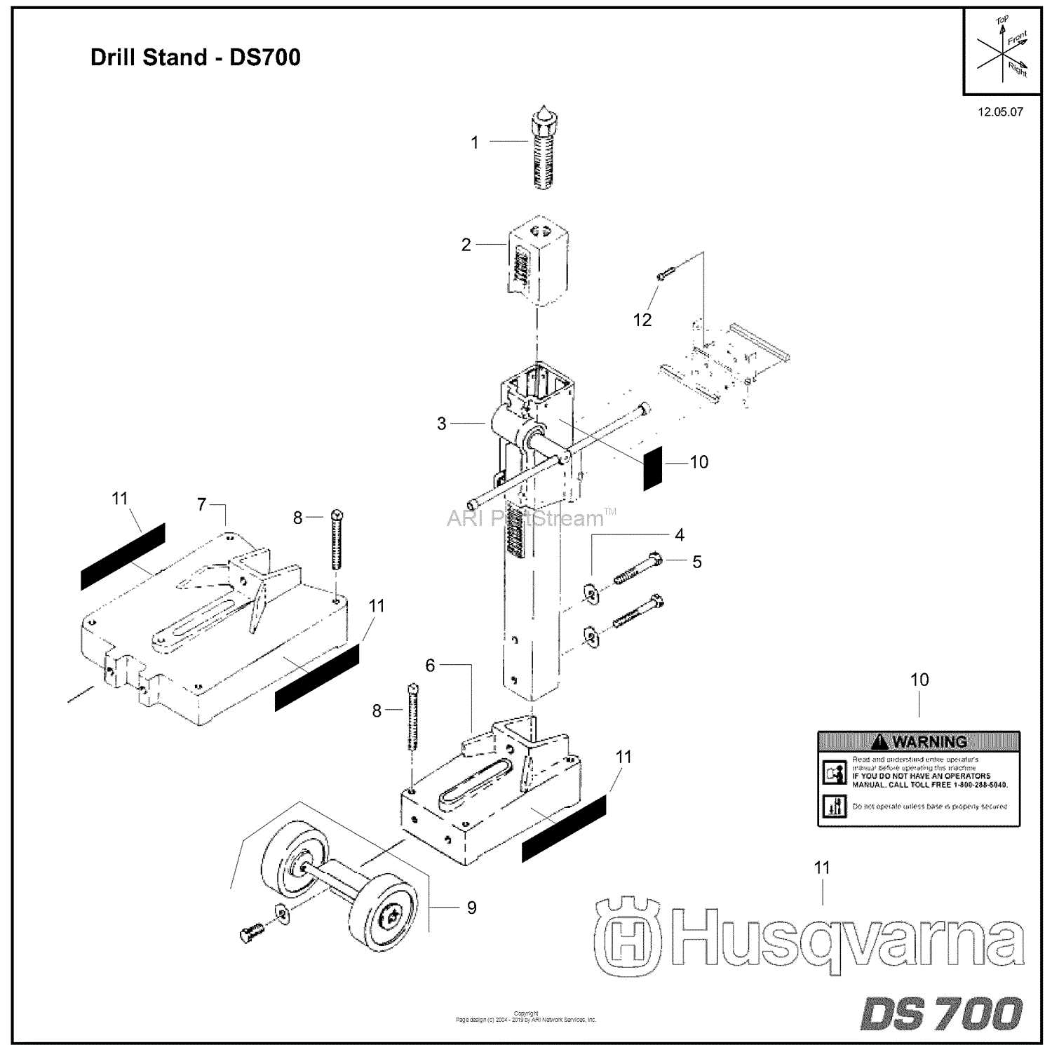 drill doctor 750x parts diagram