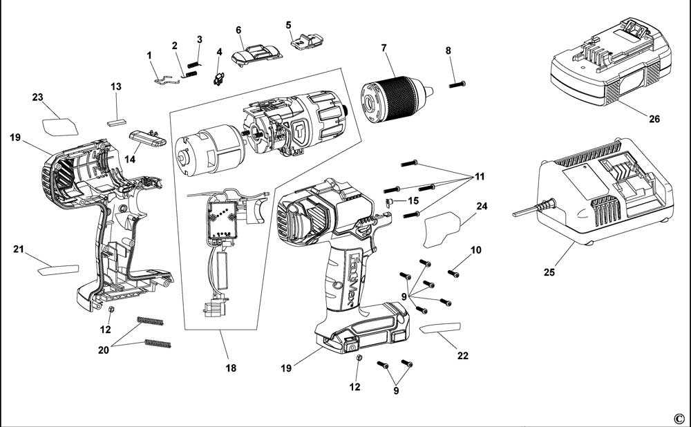 drill parts diagram